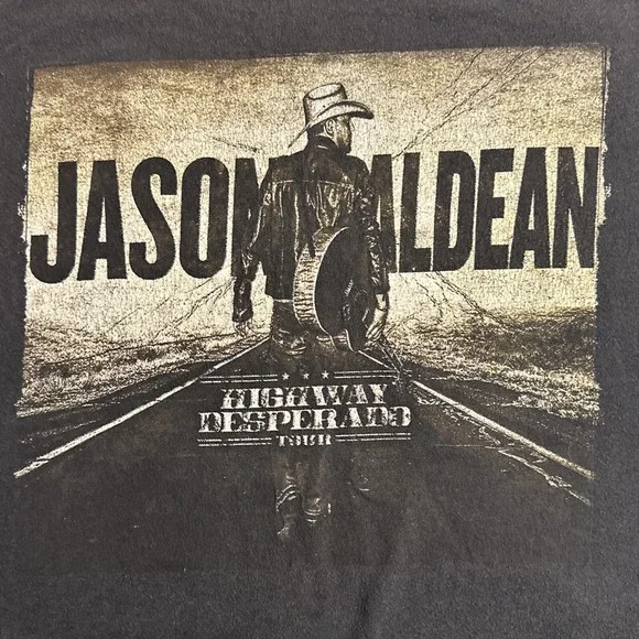 Jason Aldean Highway Desperado Tour‎ Womans L  T Shirt - Picture 3 of 7